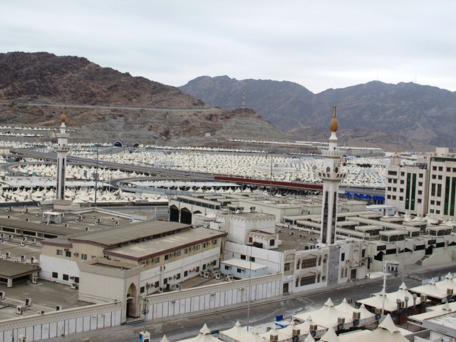 Lautan tenda yang akan penuh di Musim Haji